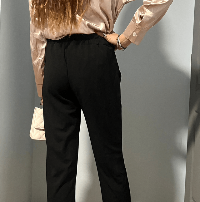Pantalon Chic - Ceinture Noeud